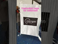 Durchlässige Feuerholzventilierte Masche FIBC Bulk Bag Große Tasche mit Masche auf vier Seiten